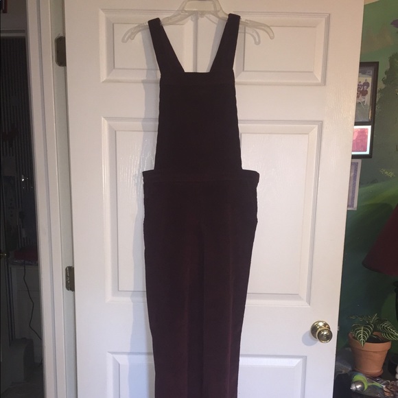 corduroy bell bottom overalls